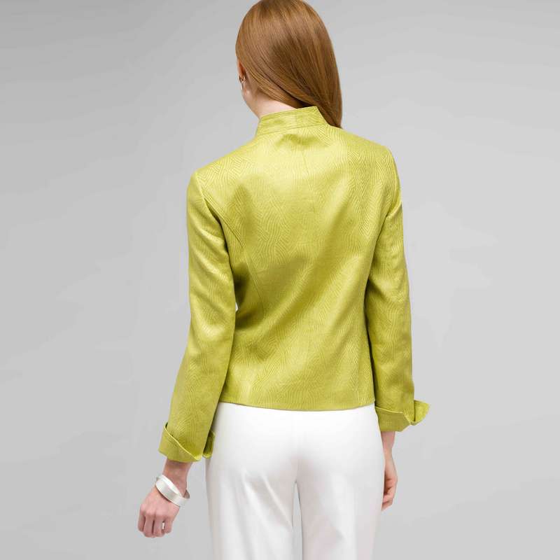 Textured 2 Pocket Jacket, New Dill, large image number 1