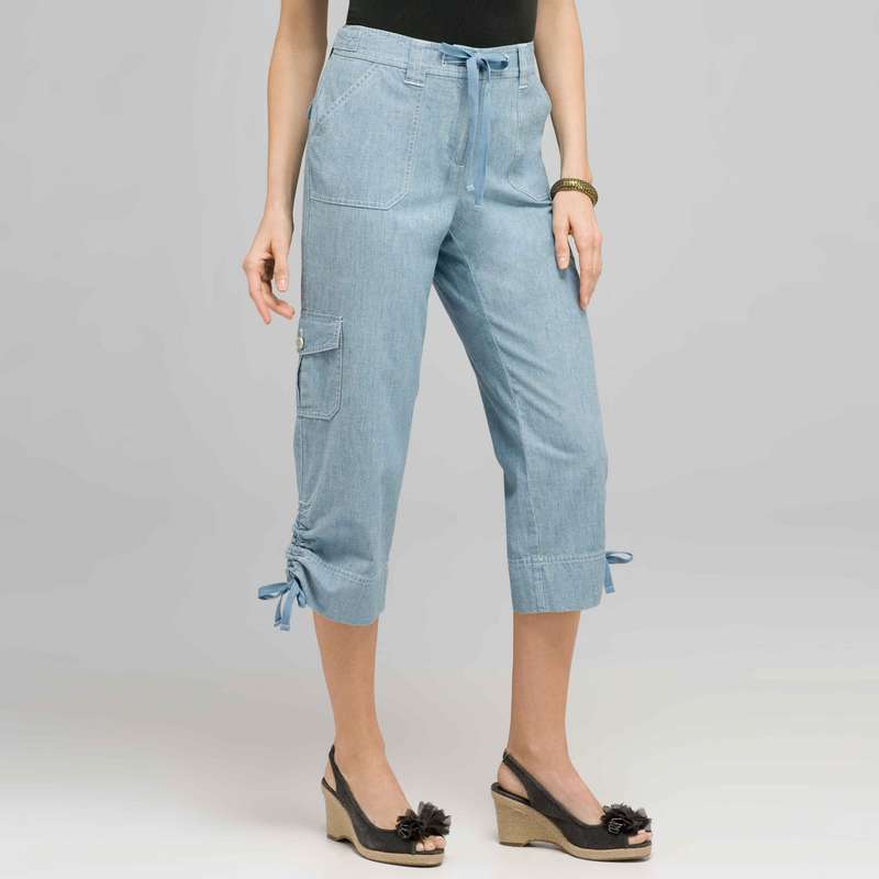 Capri Utility Pant., Chambray Blue, large image number 0