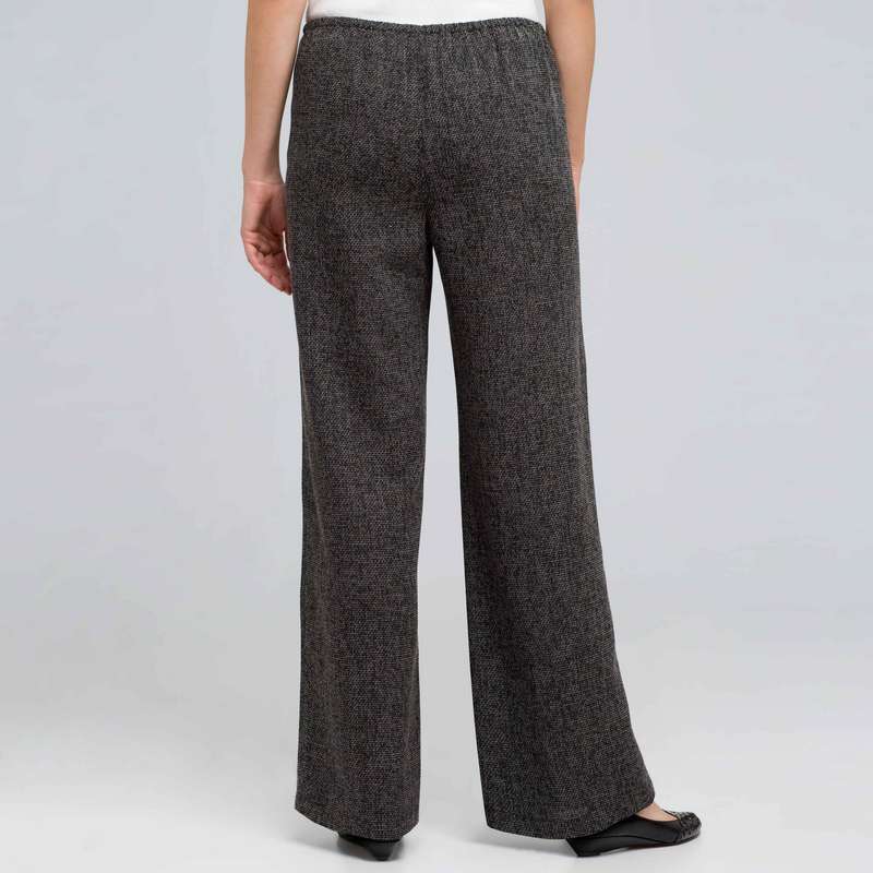 Pull On Neutral Pant, Black & Sugar, large image number 1