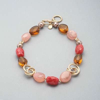 Pink Quartz Necklace