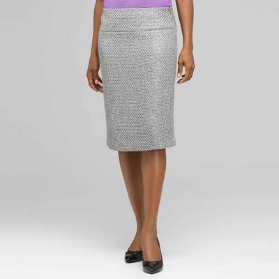 Wide Waist Pencil Skirt