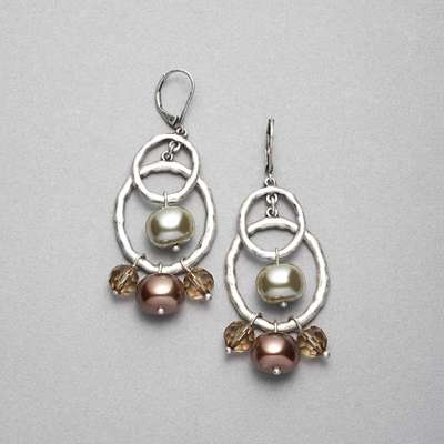 Silver Chandler Earring