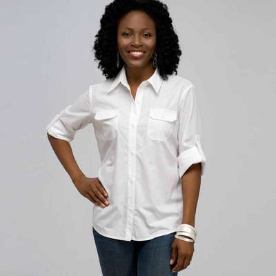 Classic Button Front Shirt